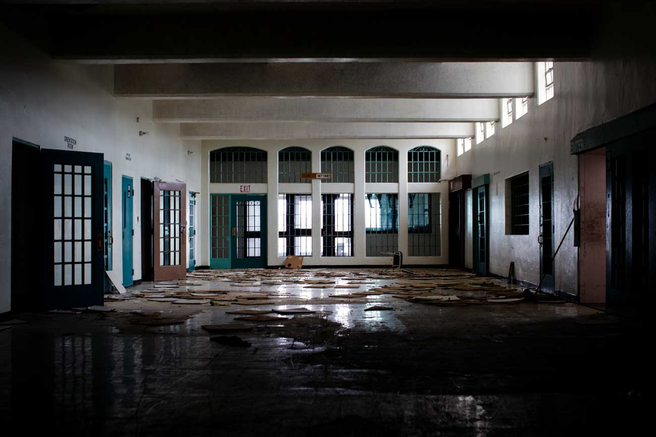 The original prison at McNeil Island Corrections Center.