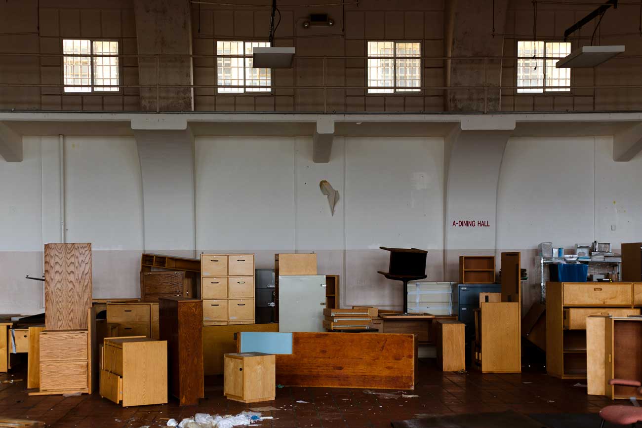 One of the original dining areas on McNeil island.